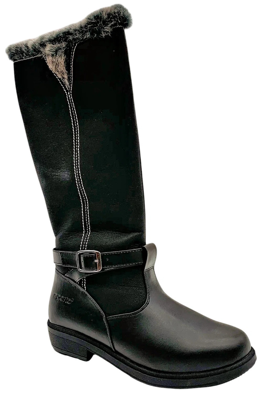 Sporto Women's Sadie Tall Waterproof Riding Boot Black - Medium